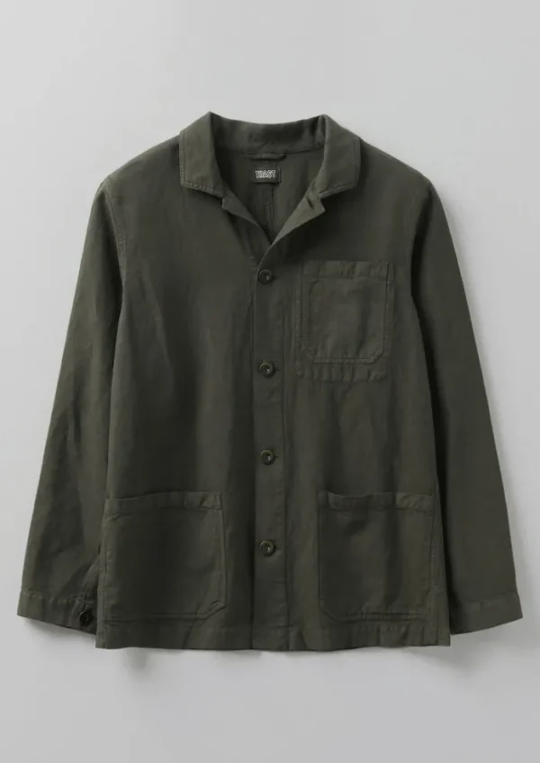 TOAST Workwear | Coats & Jackets-Arlo Garment Dyed Herringbone Jacket