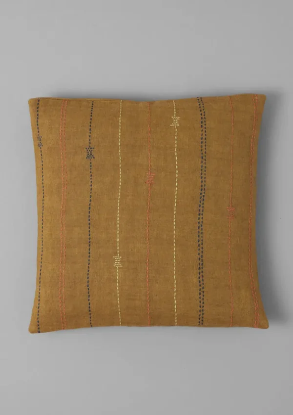 TOAST Textiles | Cushions & Covers-Basri Hand Embroidered Cushion Cover