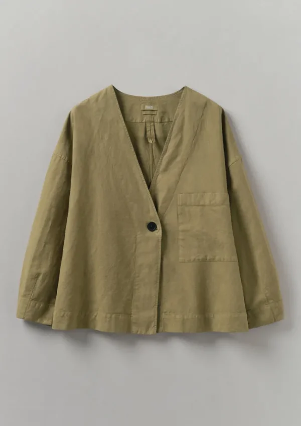 Women TOAST Linen | Coats & Jackets-Cotton Linen Wrap Jacket