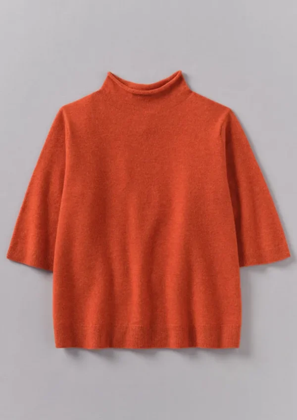 Women TOAST Cashmere | Knitwear-Fine Wool Cashmere Half Sleeve Sweater