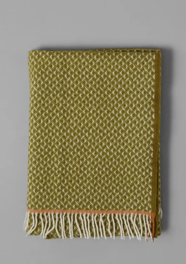 TOAST Textiles | Blankets & Throws-Geo Diamond Wool Blanket