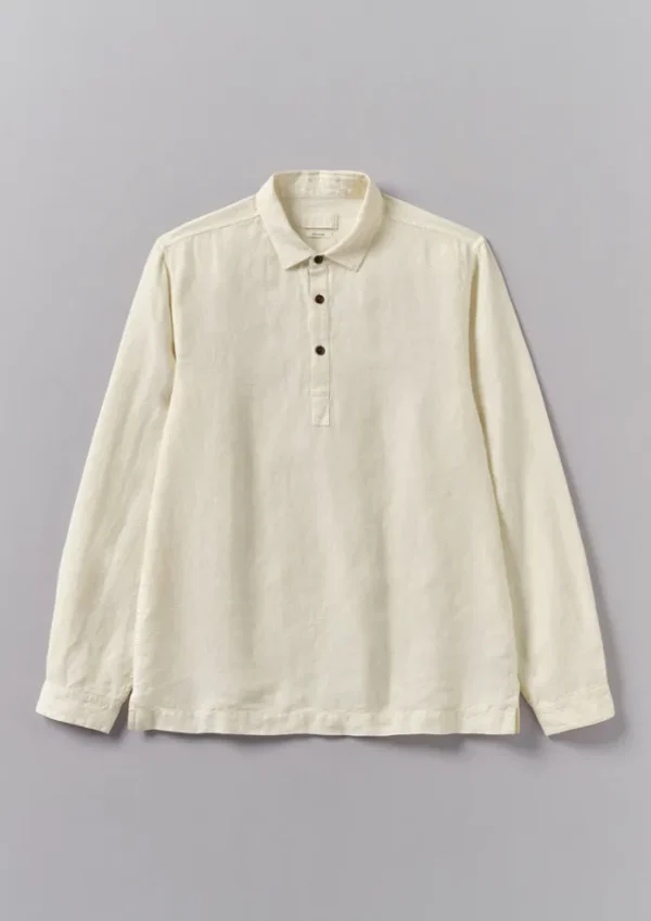 TOAST Linen | Shirts-Half Placket Linen Shirt