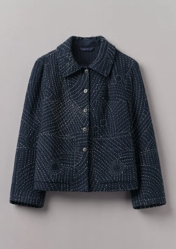 Women TOAST Coats & Jackets-Hand Embroidered Kantha Jacket