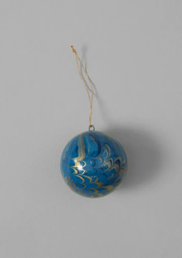 TOAST Christmas Decorations-Hand Marbled Bauble