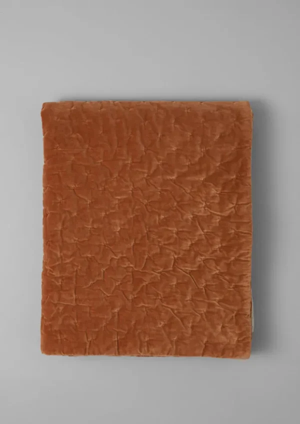TOAST Textiles | Blankets & Throws-Hand Quilted Velvet Throw