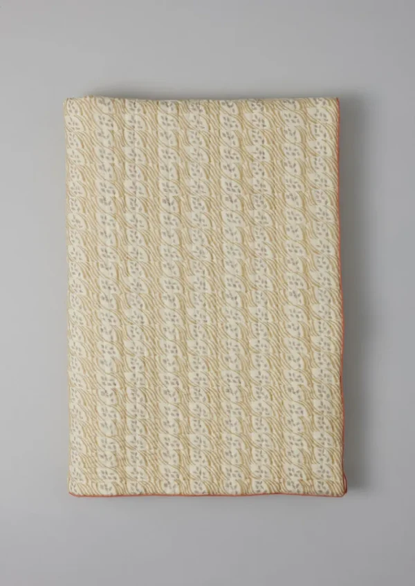 TOAST Textiles | Blankets & Throws-Harvest Block Print Cotton Quilt