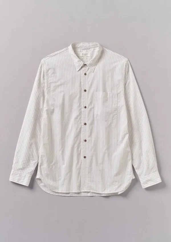 TOAST Workwear | Shirts-Jacquard Stripe Shirt