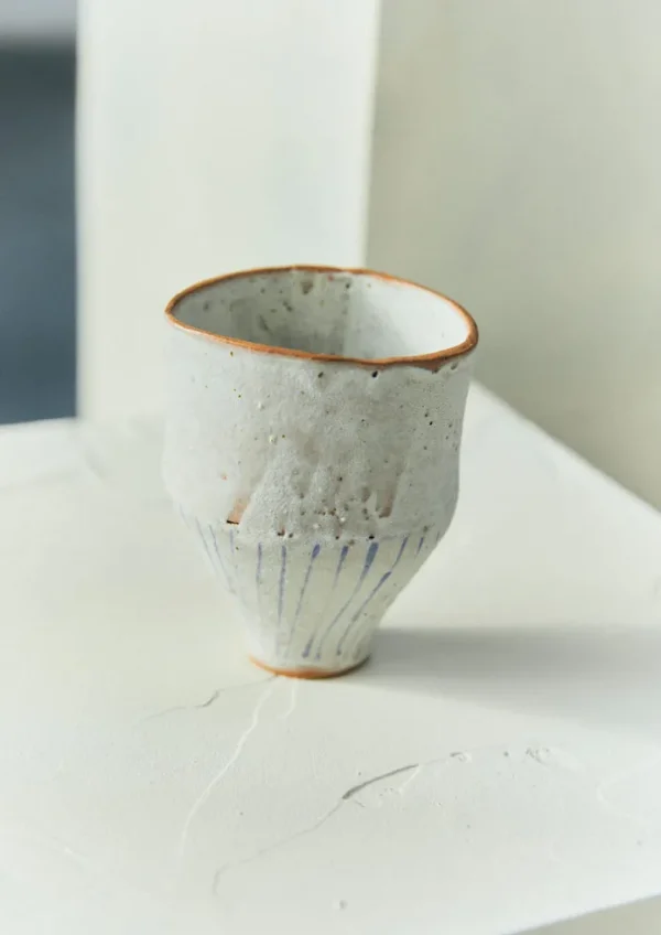 TOAST Decorative Pieces | Ceramics-Kate Semple Tall Lines Beaker