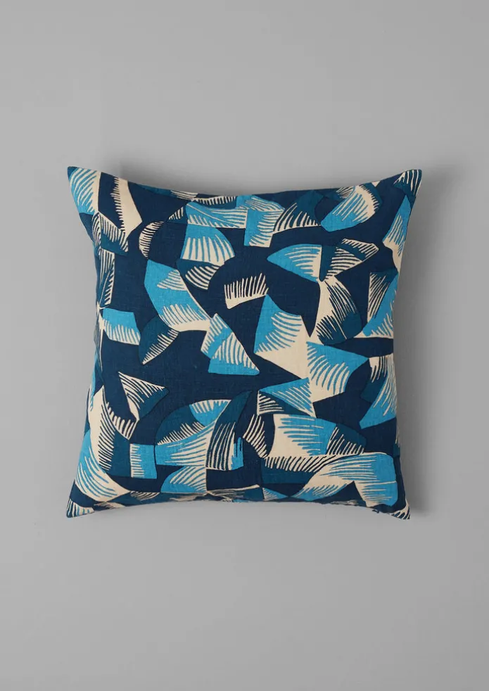 TOAST Textiles | Cushions & Covers-Kinetic Geo Linen Cushion Cover