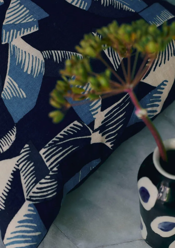 TOAST Textiles | Cushions & Covers-Kinetic Geo Linen Cushion Cover