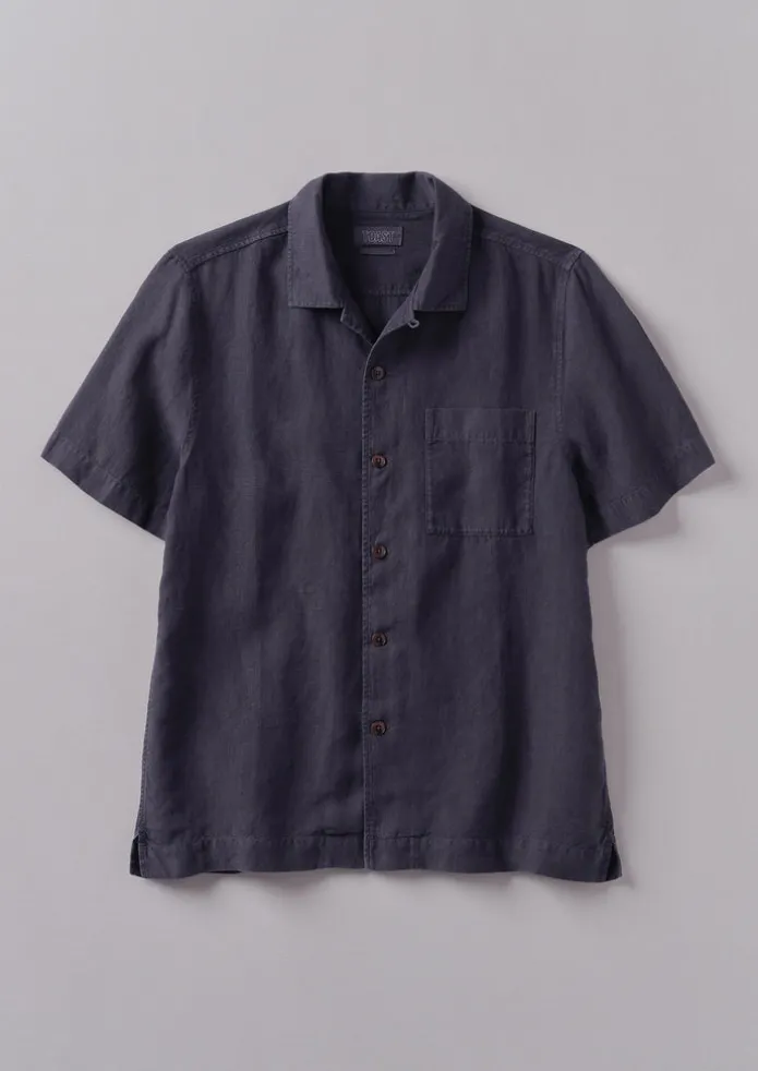 TOAST Linen | Shirts-Linen Short Sleeve Shirt