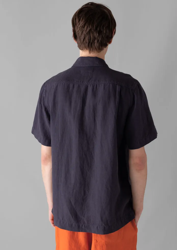 TOAST Linen | Shirts-Linen Short Sleeve Shirt
