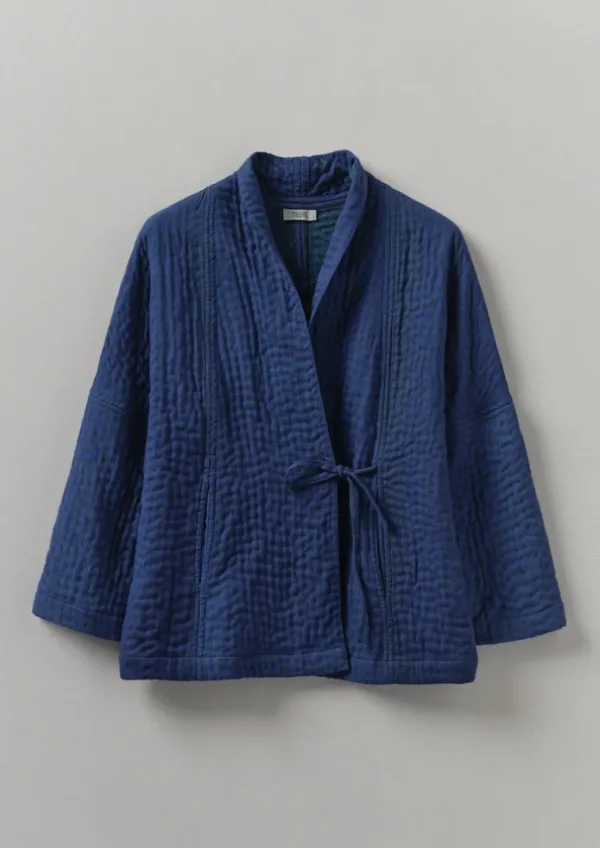 Women TOAST Gowns | Nightwear-Overdyed Repurposed Kantha Jacket