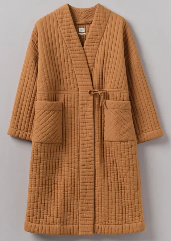 Women TOAST Gowns | Nightwear-Quilted Cotton Long Gown