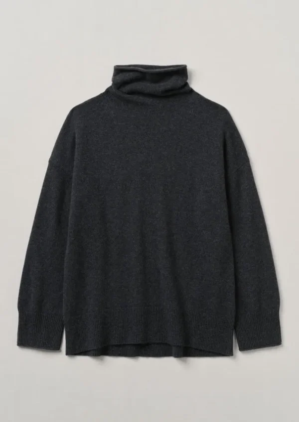 Women TOAST Cashmere | Loungewear-Roll Neck Wool Cashmere Sweater