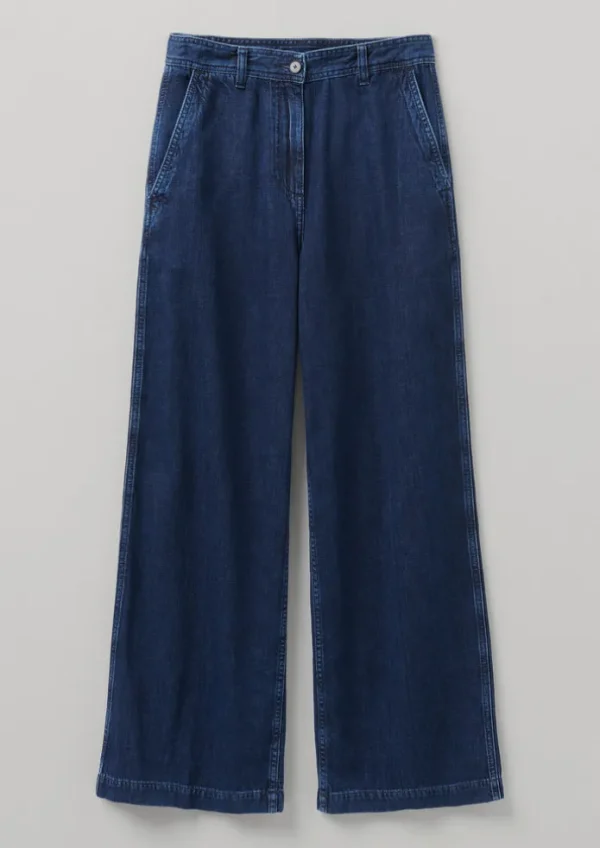 Women TOAST Denim | Jeans-Seren Flat Front Denim Trousers