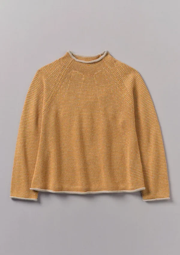 Women TOAST Linen | Jersey-Stripe Linen Cotton Sweater