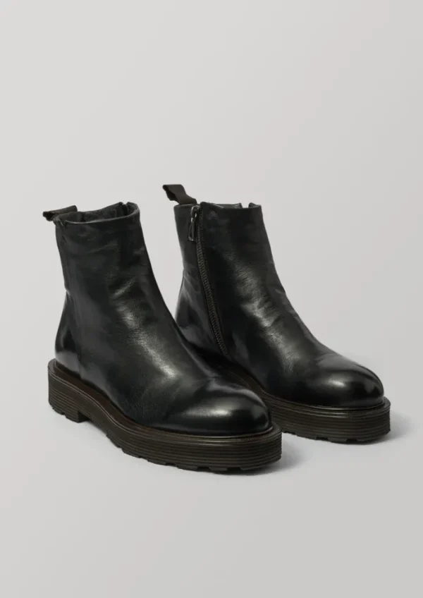 Women TOAST Boots-Sturlini Tread Sole Leather Boots